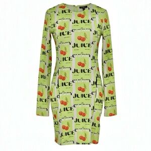 Juice Graphic Green Mini Dress